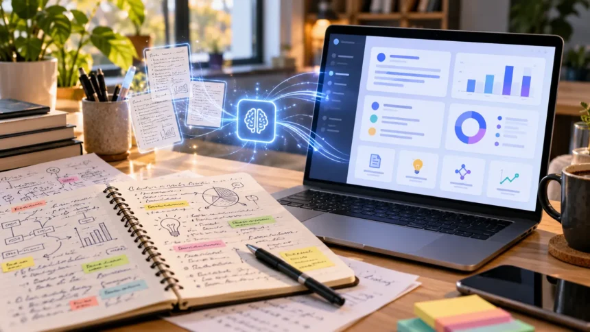 How to Summarize Handwritten Notes With AI