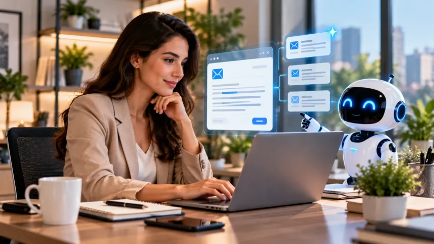 How to Write Professional Emails Using AI